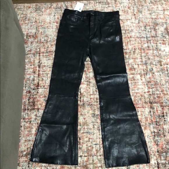 Leather above the ankle pant - Picture 2 of 8